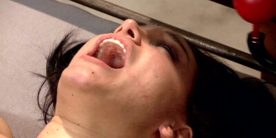 Super-Steamy milky stunner submits to good-sized dark-hued prick boy