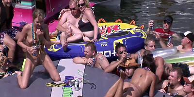 Teen 18+ Sluts Let Random Strangers Eat Their Pussies At Wild Lake Party 12 Min