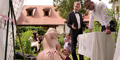 Vera Jarw getting fucked at the wedding in front of everyone