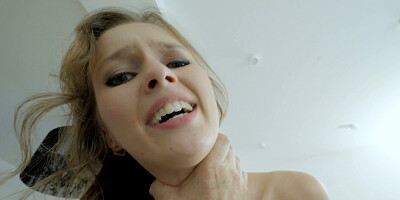 Astonishing blonde jumps on a hard cock in a homemade video