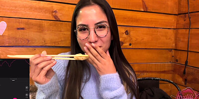 My Lush Was All Wet When I Took It Off! (in Public Orgasm)