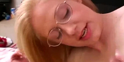 Sexual side chick's glasses porn
