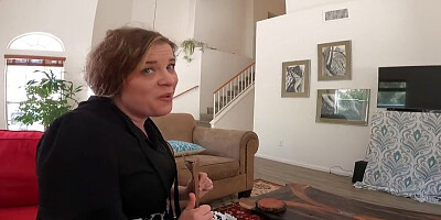 Meaty mommy rewards stepson for doing well in school