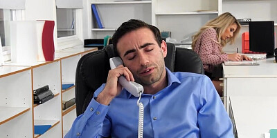 The blushing lady is ripe for the picking in this one