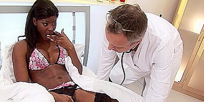 Doctor Fucks Ebony Teen 18+ Jasmine Webb In Interracial Fuck And Gives Her Cumshot