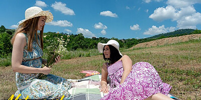 Amanda Clarke and Sunny Day's russian milf action by Mature NL