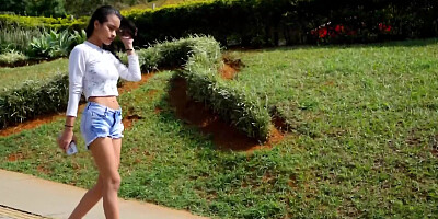 Blonde teen anal fucking for the first time with a huge dick POV