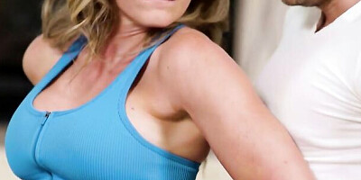 Helicopter Stepmother Swindles Cock From Stepson (Cory Chase, Codey Steele)