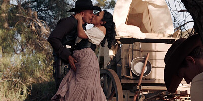 Bitch Vicki Chase enjoys hard sex and cum on body