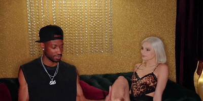 Petite blondie discovers that black cocks are the best