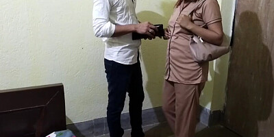 My office colleague always fuck me for exchange of tips