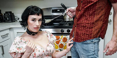 Pin-up Olive's big cock video