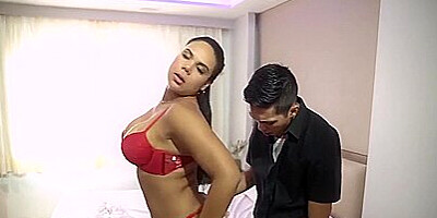 Big Ass Brazilian Milf Caught Her Butler Sniffing Her Panty
