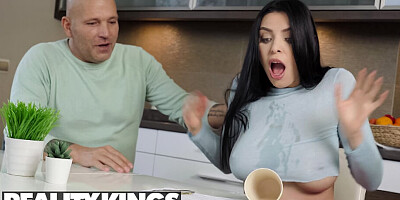 Raven-Haired Kira Queen Wants To Rent Thomas' House But Not Before She Rides His Dick - REALITY KINGS