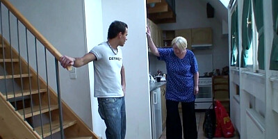 Grandma is going to get fucked by a much younger dick