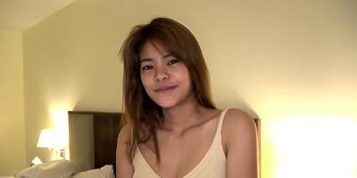 Sweet Thai Girl Gets Her Hairy Pussy Filled With Cum!