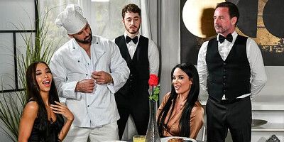 Anissa Kate and Lia Lin's cowgirl xxx by Private MILFs