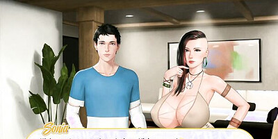 Stepmom milking on my mouth , titsjob by sonia and Ass rubbing by sonia - Prince of Suburbia Chapter - 7