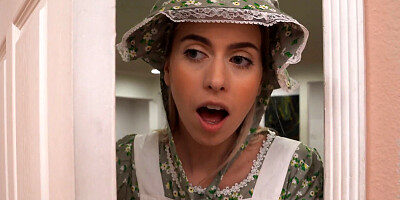 Attraction and freaky fucking in a scene with goofy costumes