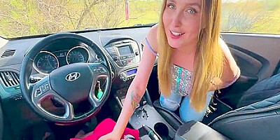 Hot Stepmom (stepmom) Fucks In The Car With Her Stepsons Classmate 22 Min