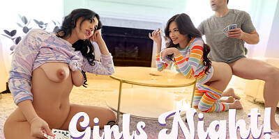 Queenie Sateen & Scarlett Alexis & Donnie Rock in Girls Night! - FreeuseFantasy