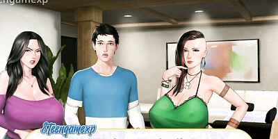 Aunt gives me 69 and I filled her mouth with cum. Stepmom gives me handjob and suck my cum - Prince of Suburbia Chapter 19