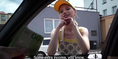 He calls the barista and offers her extra cash for sex