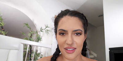 POV sex scene shows Coco Bae getting a big hard cock