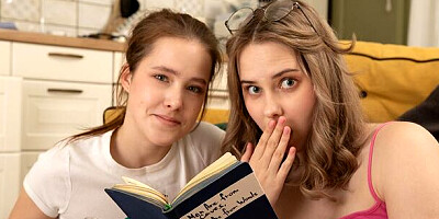 Rim4k featuring Nicole Murkovski and Alice Murkovski's double blowjob sex