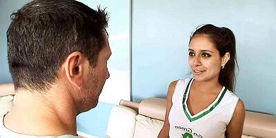 Latina Cheerleader Teen Jynx get Cheating Fuck with Big Dick old husband next Door