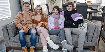 Watch delightful Jazmin Luv and Nicole Aria's smut