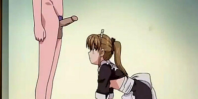 MAID with big breasts who cleans rooms IS SO LOYAL as she CANNOT REFUSE MY CUM Uncensored Hentai