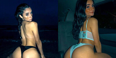 Stepsister TikTok Teen Slut POV Sextape in Car - Mackenzie Jones