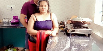 Fucking Desi Step Mom in Kitchen while Cooking