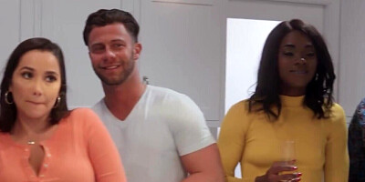 Foot fetish seduction and hot lesbian fucking with a girl