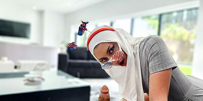 Hijab Mylfs featuring Whitney OC's blowjob video