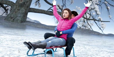 Milfy City (Xmas) # 1 It’s okay that the penis is cold, I’ll quickly warm it up with my mouth