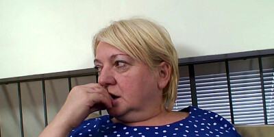 Old blondie is going to fuck silly with a horny dude