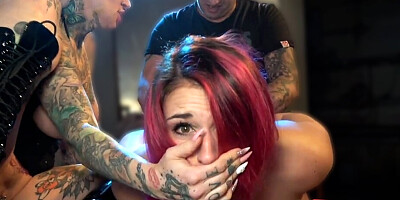 Intense threesome with busty MILF - MyDirtyHobby