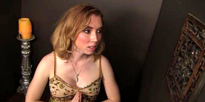 Nicki Blue's balls licking movie by Gloryhole Confessions