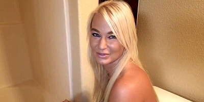 Tight mommy is being fed a nice dick in a hot scene