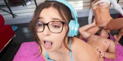 Kyle Mason fucking both Katie Kush and Leana Lovings