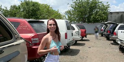 Aidra Fox is a skinny diva that looks hot during public sex