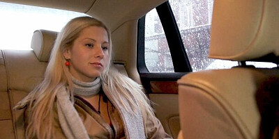 Toilet smut with aristocratic cocotte from Czech HitchHikers