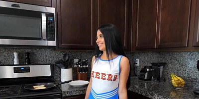 Stepmom and stepsister team up to give him the goods