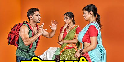 Desi Indian Savita Bhabhi and Piya Bhabhi fucked with stranger man