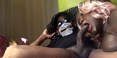 Big Mama Loves this Cum all over her face