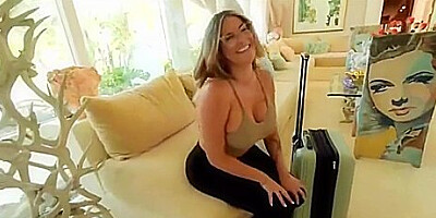 Big Titty Beautiful Curvy Big Butt Milf Abby Rose Lactating Nipples & Warm Tropical Squirt