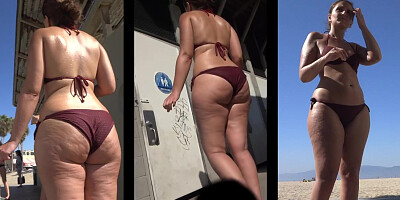 Hot Curvy Milf In Bikini