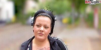 Normal German Chubby Girl Persuaded To Sex Casting On The Street